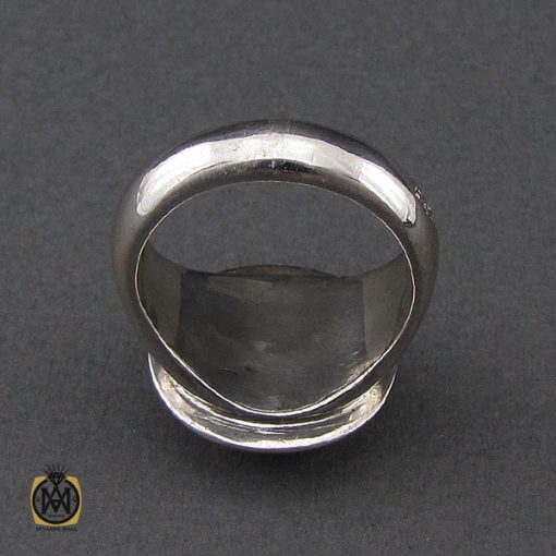 2 انگشتر نقره با حکاکی یا حسین مردانه هنر دست استاد شرفیان - کد 10131 - تصویر 2