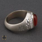 3 انگشتر عقیق یمن مردانه هنر دست استاد یزدانی- کد 10133 - تصویر 3