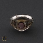 انگشتر عقیق یمن خوش رنگ مردانه دست ساز - کد 10143 - تصویر 3