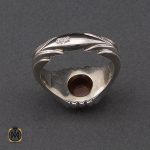 انگشتر عقیق یمن مردانه هنر دست استاد شرفیان - کد 10148 - تصویر 3