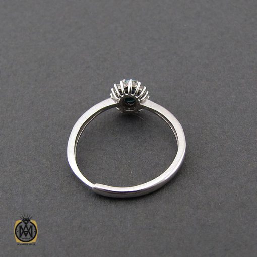 انگشتر فیروزه نیشابور طرح شاپرک زنانه - کد 2121 - تصویر 3