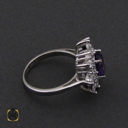 انگشتر آمتیست طرح قاصدک زنانه - کد 2131 - تصویر 3