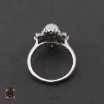 3 انگشتر مروارید زنانه پرورشی اصل طرح بهدیس - کد 2134 - تصویر 3