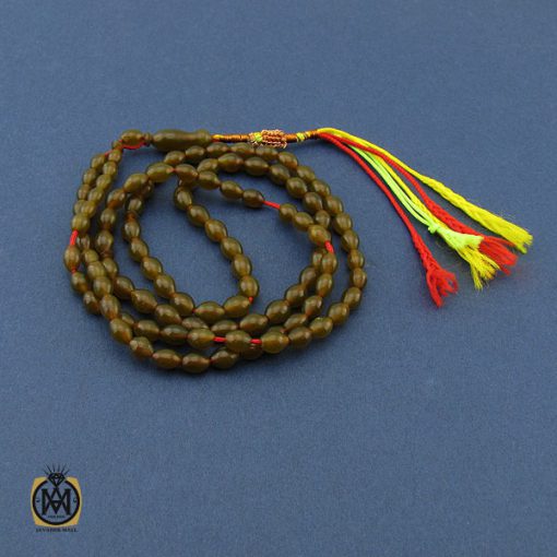 تسبیح شاه مقصود افغان 101 دانه خوش رنگ و معدنی - کد 4152 - تصویر 4
