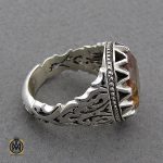 3 انگشتر زولتنایت مردانه هنر دست استاد صانعی - کد 10171 - تصویر 3