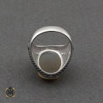 انگشتر عقیق شجر مردانه - کد 10094 - تصویر 3