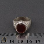 انگشتر عقیق یمن مردانه هنر دست استاد یزدانی- کد 10134 - تصویر 4