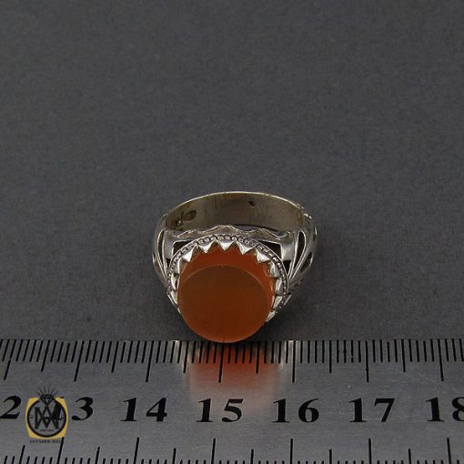 4 انگشتر عقیق یمن مردانه - کد 10136 - تصویر 4