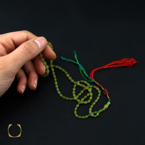 تسبیح شاه مقصود افغان 101 دانه خوش رنگ - کد 4161 - تصویر 4