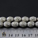4 تسبیح 33 دانه یسر اکسترا، نقره و استخوان مرصع کاری فاخر و لوکس - کد 4176 - تصویر 4