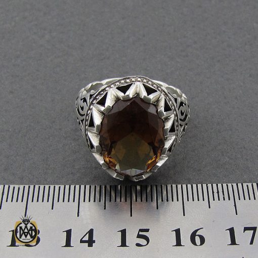 4 انگشتر زولتنایت مردانه هنر دست استاد صانعی - کد 10171 - تصویر 4