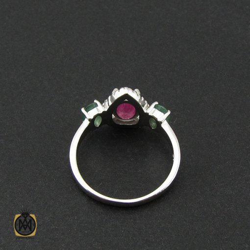 سرویس یاقوت سرخ، یاقوت کبود و زمرد طرح بهاره زنانه - کد 7131 - تصویر 3