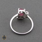 سرویس یاقوت سرخ و کبود طرح ماهگل زنانه - کد 7149 - تصویر 4