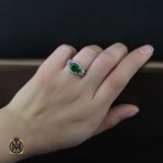 5 انگشتر نقره طرح آیناز زنانه - کد 2141 - تصویر 5