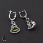 5 نیم ست زبرجد طرح سارگل زنانه - کد 7158 - تصویر 5