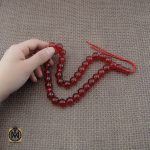 5 تسبیح 33 دانه سندلوس آلمان درشت و خوش رنگ - کد 4182 - تصویر 4
