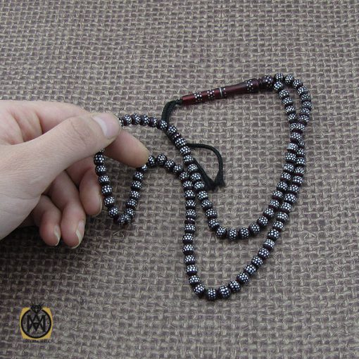 تسبیح 101 دانه دست ساز تبریز  - کد 4188 - تصویر 5