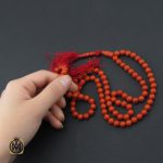 5 تسبیح 101 دانه مرجان درشت - کد 4197 - تصویر 5