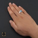انگشتر فیروزه نیشابوری دست ساز مردانه  - کد 10174 - تصویر 5