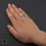 5 انگشتر فیروزه نیشابوری مردانه - کد 10175 - تصویر 5