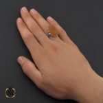 5 انگشتر عقیق یمن با حکاکی احب الله من احب حسینا مردانه - کد 10191 - تصویر 5