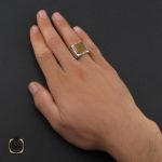 5 انگشتر عقیق یمن با حکاکی هفت شرف استاد ضابطی مردانه دست ساز - کد 10193 - تصویر 5