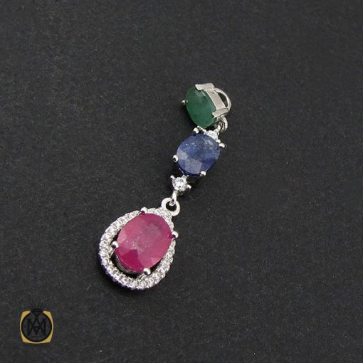 سرویس یاقوت سرخ، یاقوت کبود و زمرد طرح بهاره زنانه - کد 7131 - تصویر 4