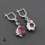 سرویس یاقوت سرخ و کبود طرح ماهگل زنانه - کد 7149 - تصویر 5