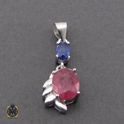 سرویس یاقوت سرخ و کبود طرح ماهگل زنانه - کد 7149 - تصویر 6