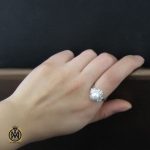 6 انگشتر مروارید زنانه پرورشی اصل طرح بهدیس - کد 2134 - تصویر 6
