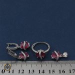 سرویس یاقوت سرخ طرح شبنم زنانه - کد 7136 - تصویر 6