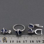 7 سرویس یاقوت کبود طرح نیلا زنانه - کد 7141 - تصویر 7