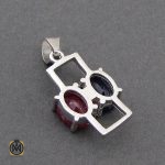 سرویس یاقوت سرخ و کبود طرح مهردخت زنانه - کد 7148 - تصویر 7