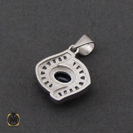 7 سرویس یاقوت کبود اصل پر نگین طرح پرستو زنانه - کد 7179 - تصویر 7