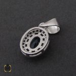 سرویس توپاز آبی طرح چکامه زنانه - کد 7184 - تصویر 7