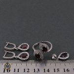 سرویس یاقوت گارنت طرح خاطره زنانه - کد 7132 - تصویر 8