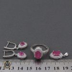 سرویس یاقوت سرخ طرح سونیا زنانه - کد 7160 - تصویر 8