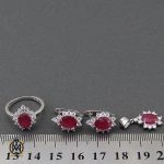 سرویس یاقوت سرخ طرح فرمهر زنانه - کد 7162 - تصویر 8