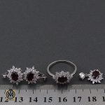 8 سرویس گارنت طرح گلاره زنانه - کد 7164 - تصویر 8