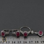سرویس یاقوت سرخ طرح لنیا زنانه - کد 7166 - تصویر 7