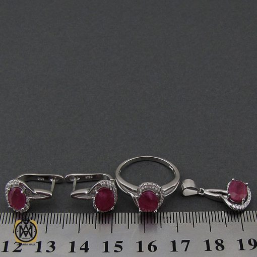 سرویس یاقوت سرخ طرح لنیا زنانه - کد 7166 - تصویر 7