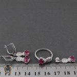 سرویس یاقوت سرخ طرح مهرنیا زنانه - کد 7168 - تصویر 8