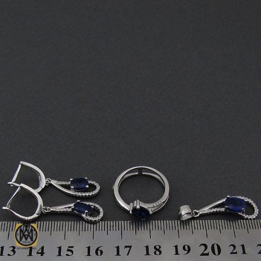 سرویس یاقوت کبود طرح بنیتا زنانه - کد 7174 - تصویر 8