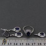 8 سرویس یاقوت کبود طرح آیشن زنانه - کد 7175 - تصویر 8