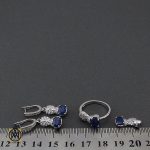 سرویس یاقوت کبود طرح پرنیا زنانه - کد 7177 - تصویر 8