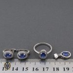 سرویس یاقوت کبود زنانه اصل طرح پانیذ - کد 7178 - تصویر 8