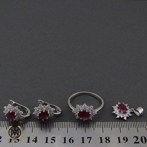 سرویس یاقوت سرخ زنانه طرح وانیا - کد 7171 - تصویر 8