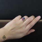 سرویس یاقوت سرخ و کبود طرح مهردخت زنانه - کد 7148 - تصویر 9