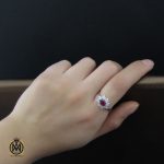 9 سرویس یاقوت سرخ زنانه طرح وانیا - کد 7171 - تصویر 9