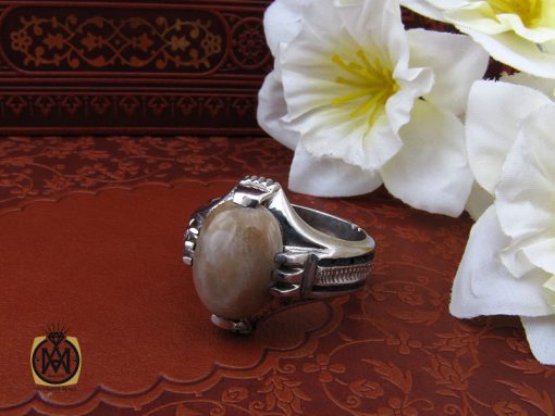 انگشتر اپال مردانه دست ساز - کد 10277 - تصویر 6